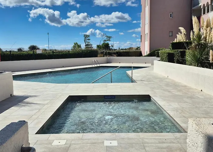 Amourera B23, T3 Avec Vue Et Lagon, Parking, Piscine * Agde